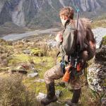 heading down the mountain after a successful day